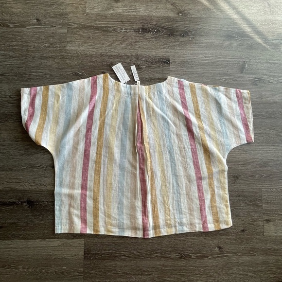 Madewell Multicolor Striped Blouse - Picture 7 of 7